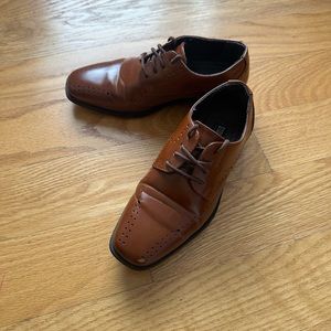 Boys Brown Dress Shoes
